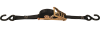 1" x 15' Self Contained Ratchet Strap S-Hook