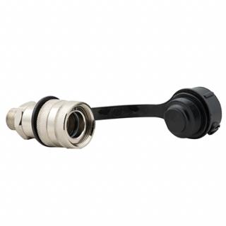 3/8" NPTF High Flow Coupler, Female