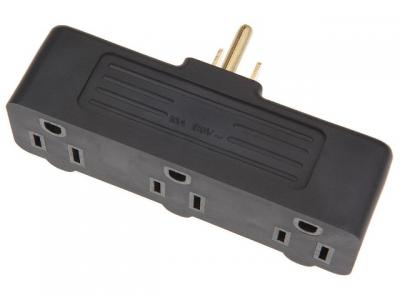 Triple-Tap Adapter Plug