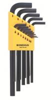 Bondhus 12137 Set 13 Hex L-wrenches .050-3/8" - Long