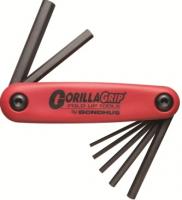 Bondhus 12587 Set 7 Hex GorillaGrip Fold-up Tools 2-8mm