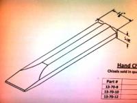 Bowdil 13-70-10 10" Chisel