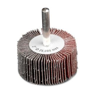 50pcs Flap Wheels 1"x1"x1/4" Aluminum Oxide 40G Shank Size 1/4 In 