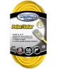 Coleman Cable 01488 50' Polar/Solar Extension Cord, 14/3 15A 125V