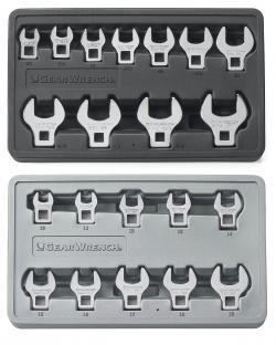 Gearwrench 81908 09 11 Pc SAE Crowfoot Drive Non Ratcheting Wrench