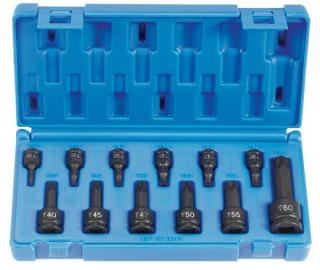 Assorted Drive 12 Piece Int. Star Impact Driver Set