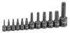 Grey Pneumatic 1234T Assorted Drive 12 Piece Int. Star Impact Driver Set