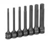 Grey Pneumatic 1247H 3/8" Dr. 7 Pc. 4" Length Fractional Hex Driver Set