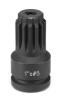 Grey Pneumatic 4011A 1" F x #5 Spline M Adapter w/ Lock Button