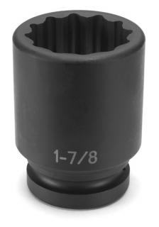 1" Drive x 1-1/4" Deep - 12 Point