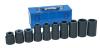 Grey Pneumatic 9263 #5 Spline 10 Piece SAE/Metric Truck Set