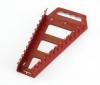 Hansen 5301 SAE Quik-Pik Wrench Rack, Red (1/4"-15/16")