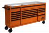 Homak OG04072164 RS Pro 72IN 16 drawer bottom with SS Top - Orange
