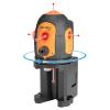 Johnson Levels 40-6680 Self-Leveling 5-Beam Laser Dot