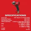 Milwaukee 3010-22 M18 Fuel Impact Wrench Combo