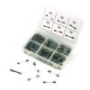 Performance Tool W5375 60-Pc AGC Glass Fuse Assortment