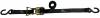 R3616SH 1.5" x 16' Spin Free Ratchet Strap with Coated S-Hooks, Rated 6,000 lbs