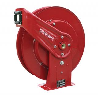 Hose Reel, 1/2 x 50ft , Air/Water w/out Hose, 500 psi