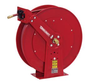Hose Reel, 3/8 x 75ft , Grease with Hose, 4800 psi