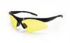 SAS Safety 540-0205 Diamondback Safety Glasses, Black Frame, Yellow Lens