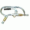 STEAM GUN W/LEVER CONTROL & 1/2FPT HOSE SWIVEL INLET, 3/8FPT SWIVEL OUTLET