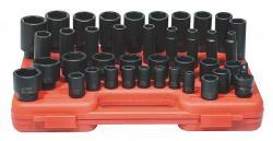 Sunex 1/2" dr 39pc SAE Master Impact socket Set #2668 
