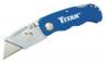 Titan 11018 Blue Folding Quick Change Rocket Utility Knife