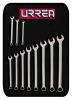 Urrea Professional Tools 1200AL Fractional Combination Wrench Set 3/8" - 1", 12 Pt