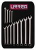 Urrea Professional Tools 1200AML Metric Combination Wrench Set 10mm - 21mm, 12 Pt