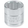 Urrea Professional Tools 5218 SAE Socket, 3/8 Drive, 12-Point, 9/16