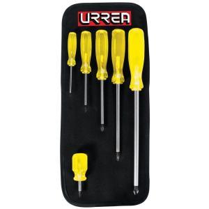 Amber Handle Screwdriver Set W/ Vinyl Pouch