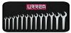 Urrea Professional Tools U3500A Fractional Service Wrench Set 3/4" - 1-1/2",