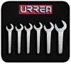 Urrea Professional Tools U3500BM Metric Service Wrench Set 41mm - 65mm,