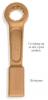 Urrea Professional Tools UH2780SWM 80mm Non-Spark Strike Wrench - Bronze Aluminum Alloy
