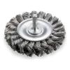 Weiler 17681 3-1/4" Stem-Mounted Knot Wire Wheel