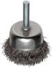 Weiler 36029 2" Vortec Pro Crimped Wire Cup Brush, 1/4"