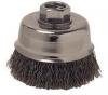 Weiler 36231 3" Vortec Pro Crimped Wire Cup Brush, .014"