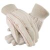 Work Gloves 3000 Cotton Double Palm Glove, Knit Cuff
