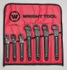 Wright Tool 1640 Racheting Flare Nut Wrench Set 7Pcs.-3/8" - 3/4"