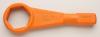 Wright Tool 18H90 3-1/8" SAFETY ORANGE Straight Handle Striking Face