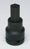 Wright Tool 6232 1" - 3/4" Dr. Impact Hex Type Socket W/Bits
