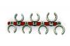 Wright Tool 703 1/2" Dr. 15 Pc. 12 Pt. Crowfoot Flare Nut Wrench Set 1-1/8" - 2"
