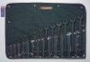 Wright Tool 721 14 Pc. 12 Pt. Black Comb. Wrench Set 3/8"-1-1/4"