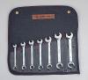 Wright Tool 742 7 Pc. Combination Open End Flare Nut Wrenches