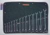 Wright Tool 914 14 Pc. Full Polish Combination Wrench Set 3/8" - 1