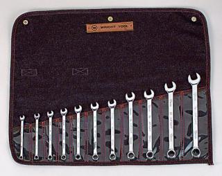 11 Pc. Full Polsih Metric Combination Wrench Set 7mm - 19mm