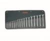 Wright Tool 958 Combination Wrench Set, 18 Pc. Metric,  7mm - 24mm