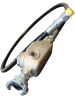 ATP WH-4 WHIP HOSE 6' LENGTH, 1/4" INLET 360° SWIVEL, IN-LINE OILER