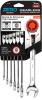 Allied International 38140 7-Pc ZERO DEGREE 12-Pt SAE Gearless Ratcheting Wrench Set