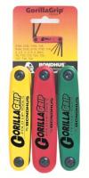 Bondhus 12533 Fold-up Tool Triple Pack 12587(2-8mm),12589 (5/64-1/4) &12634 (T9-T40)